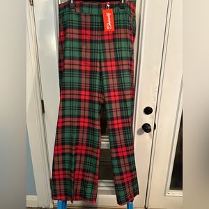 Plaid Flare Pants